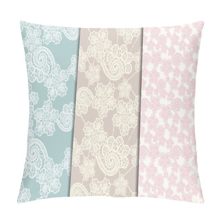 Personality  Three Lacy Seamless Patterns Pillow Covers