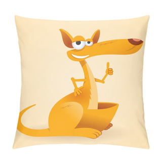 Personality  Kangaroo Animal Illustration Pillow Covers
