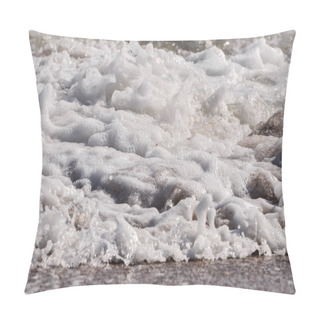 Personality  Ocean Waves And Sea Foam. Water Splash Pillow Covers
