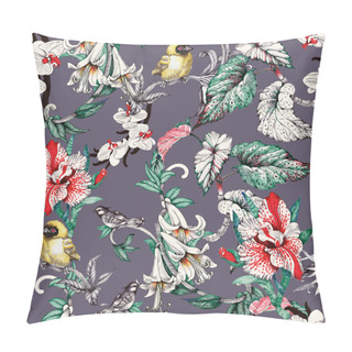 Personality   Pattern With Flowers And Birds  Pillow Covers