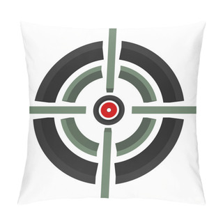 Personality  Cross-hair, Target, Aim Pillow Covers