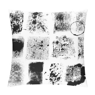 Personality  Grunge Textures - For Design Or Scrapbook - Vector Set Pillow Covers