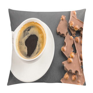 Personality  Espresso Coffee With Chocolate Pillow Covers