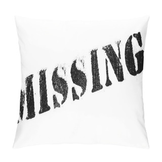 Personality  Missing Rubber Stamp Pillow Covers