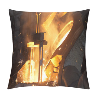 Personality  In A Steel Mill Pillow Covers