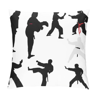 Personality  Karate Fighters Pillow Covers