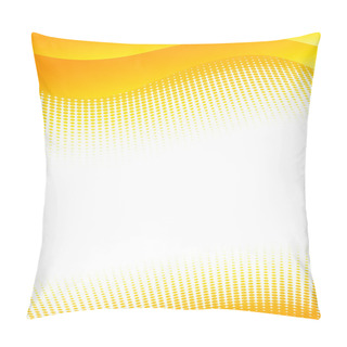 Personality  Vector Orange Background Pillow Covers