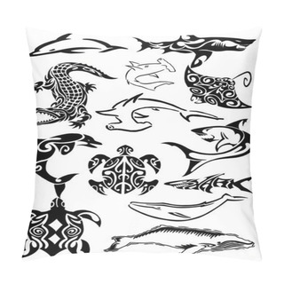 Personality  Water Animals Pillow Covers