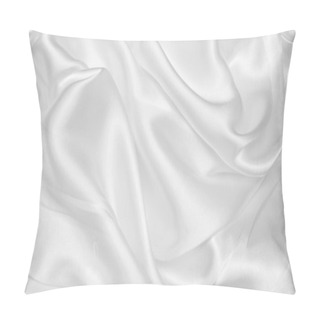 Personality  White Silk Pillow Covers
