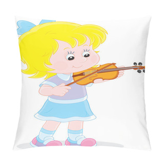 Personality  Little Violinist Pillow Covers