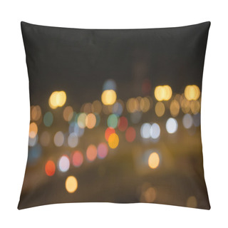 Personality  Blured Lights Of Night City Pillow Covers