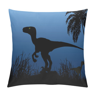 Personality  Velociraptor Dinosaur Pillow Covers