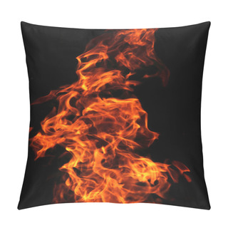 Personality  Red Flame Background Pillow Covers