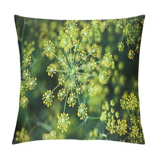 Personality  Blooming Dill Background Pillow Covers
