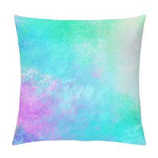 Personality  Green Colorful Abstract Pastel Background Pillow Covers