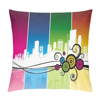 Personality  Cityscape & Decorative Elements Pillow Covers