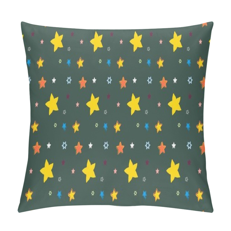 Personality  Colored background with different accessories pillow covers