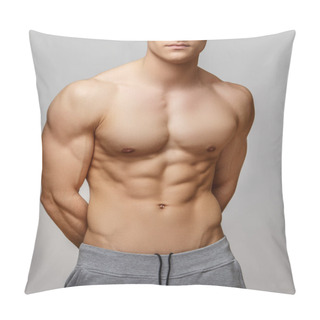 Personality  Handsome Young Mans Torso Pillow Covers