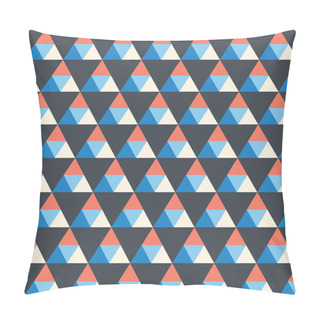 Personality  Seamless Texture With Triangles Pillow Covers