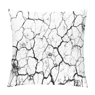 Personality  The Cracks Texture White And Black. Pillow Covers