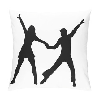 Personality  Dancing Couple 70s Pillow Covers