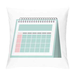 Personality  Calendar Reminder Isolated Icon Pillow Covers