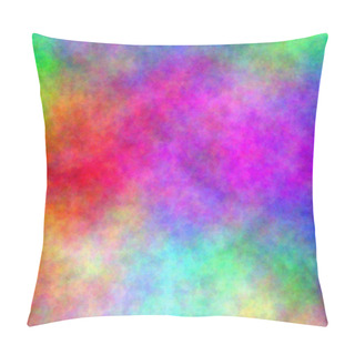 Personality  Abstract Rainbow Watercolor Background Pillow Covers
