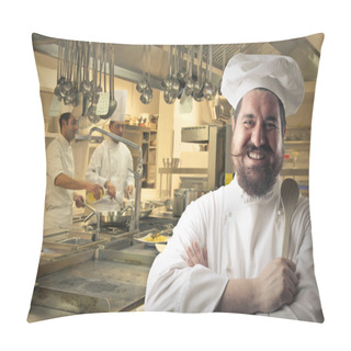 Personality  Cook In A Restaurant Pillow Covers