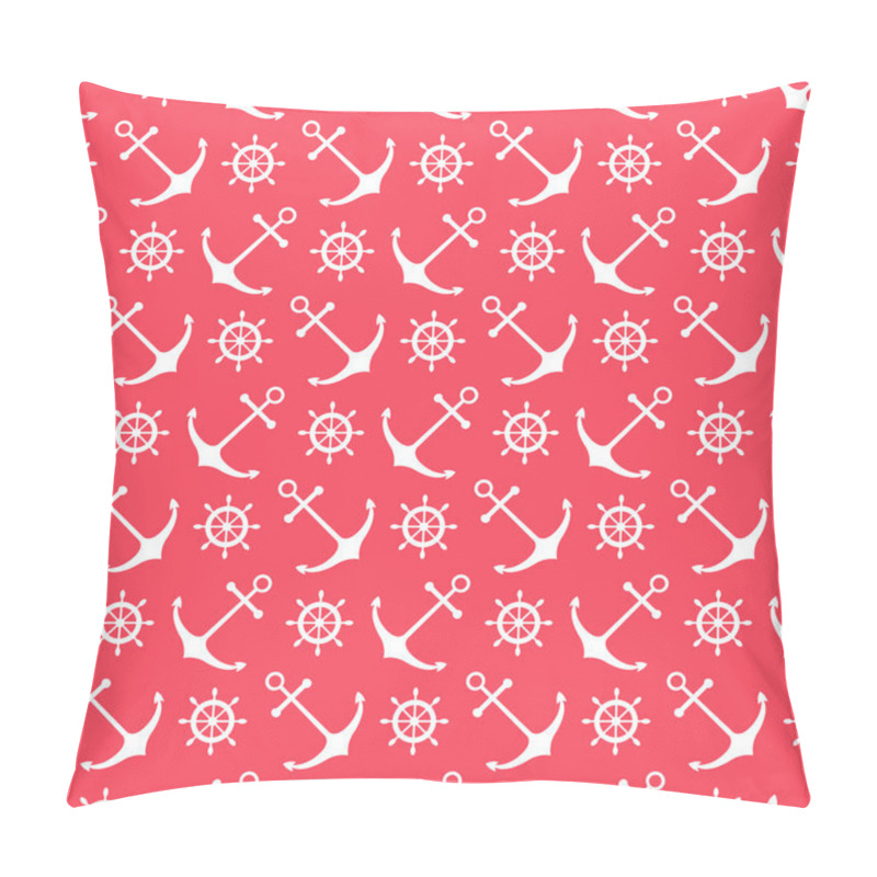 Personality  Seamless nautical pattern pillow covers