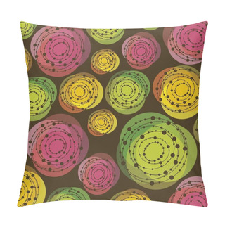 Personality  Colored Circles Pillow Covers