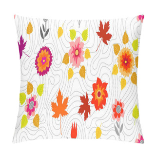 Personality  Dark Garden With Japanese Motifs. Pillow Covers