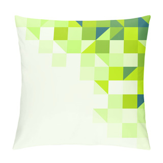 Personality  Green Geometric Background Pillow Covers
