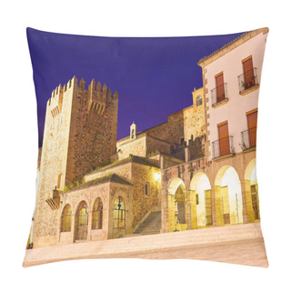 Personality  Caceres Plaza Mayor Extremadura Of Spain Pillow Covers