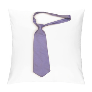 Personality  Neck Tie Isolated On The White Pillow Covers