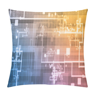 Personality  Futuristic Technology Concept Art Pillow Covers