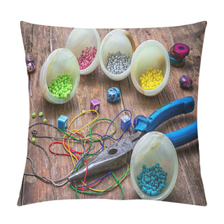 Personality  Crafts With Beads Pillow Covers