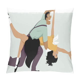 Personality  Swing Dancing Pillow Covers