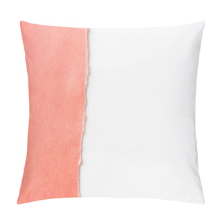 Personality  Design Concept - Teared Red Folded Japanese Washi Paper For Mockup Pillow Covers