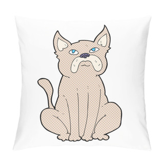 Personality  Comic Cartoon Grumpy Little Dog Pillow Covers