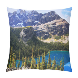 Personality  Lake O'Hara, Yoho National Park, British Columbia, Canada Pillow Covers