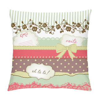 Personality  Scrapbook Elements Pillow Covers