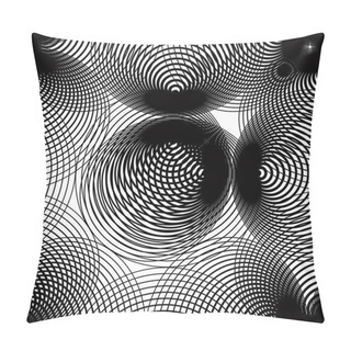 Personality  Geometric Monochrome Stripy Seamless Pattern Pillow Covers