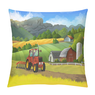 Personality  Farm Rural Landscape Pillow Covers