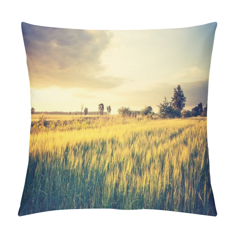 Personality  Vintage Photo Of Cereal Field Pillow Covers