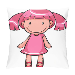 Personality  Pretty Doll Pillow Covers