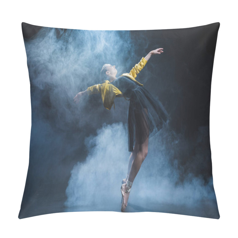 Personality  Girl Dancing In Smoke Pillow Covers