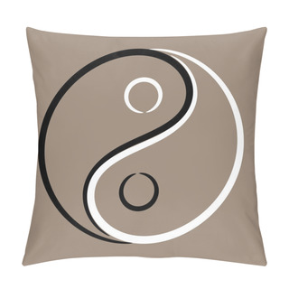 Personality  Yin Yang Symbol Vignette Pillow Covers