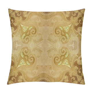Personality  Ornate Decorated Seamless Background  Pillow Covers