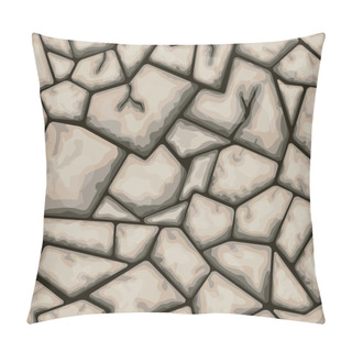 Personality  Brown Stone Seamless Pattern Pillow Covers