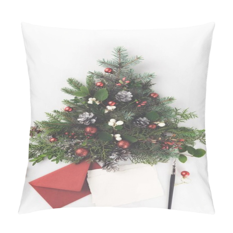 Personality  christmas tree and letter pillow covers